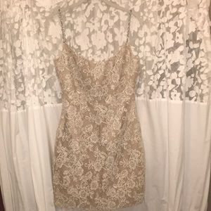 On hold) Badgley Miscka beaded cocktail dress